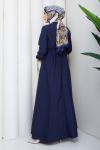 Ceylan Elbise Lacivert