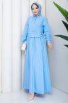 Ceylan Elbise Açık Mavi