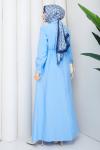 Ceylan Elbise Açık Mavi