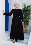 Narin Ferace Elbise Siyah
