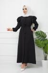 Sera Ferace Elbise Siyah