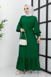Zerafet Ferace Elbise Yeşil