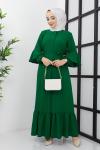 Zerafet Ferace Elbise Yeşil