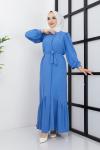 Fidan Ferace Elbise Mavi