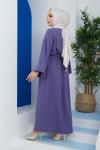 Lale Ferace Elbise Lila