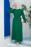 Volan Ferace Elbise Yeşil