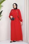 Pırlanta Elbise Kırmızı