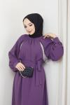 Pırlanta Elbise Lila