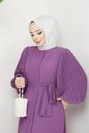 Ferace Elbise Piliseli Lila