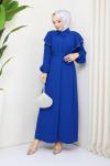 Büşra Ferace Elbise Mavi