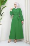 Manolya Ferace Elbise Yeşil