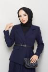 Ceket Elbise Lacivert