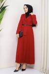 Ceket Elbise Kırmızı