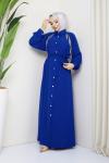 Sina Ferace Elbise Mavi
