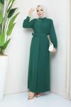 Hürrem Ferace Elbise Yeşil