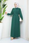 Hürrem Ferace Elbise Yeşil