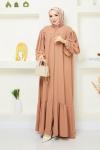 Aksa Ferace Elbise Camel