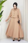 Crop Takım Camel