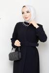 Hürrem Ferace Elbise Siyah