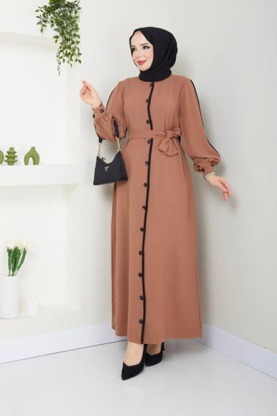 Maral Ferace Elbise Camel