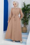 Narin Ferace Elbise Camel