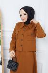 Nevra kaşe Takım Camel