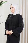 Yeni Ferace Elbise Siyah
