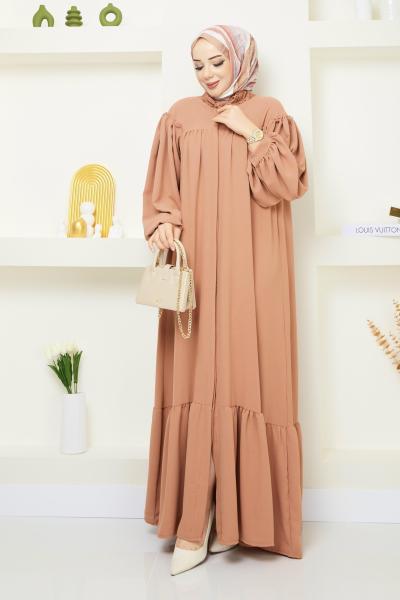 Aksa Ferace Elbise Camel Camel