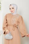 Merva Ferace Elbise Camel Camel