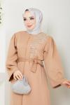 Merva Ferace Elbise Camel Camel