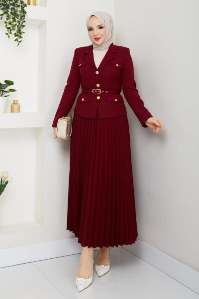 Ecrin Takım Bordo Bordo