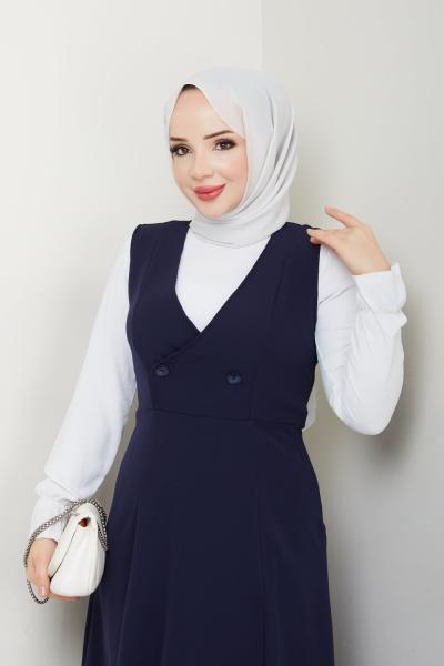 Sahra Jile Lacivert Lacivert