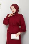 Helin Takım Bordo Bordo