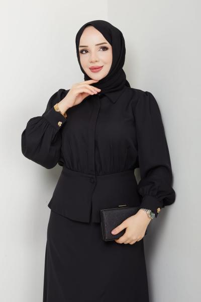 Helin Takım Siyah Siyah