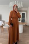 Meva Elbise Camel Camel