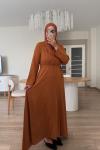 Meva Elbise Camel Camel