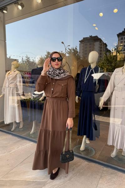 Nare Elbise Acı Kahve Acı Kahve