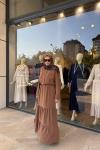 Nare Elbise Camel Camel