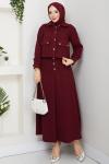 Luna Takım Bordo Bordo