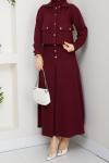 Luna Takım Bordo Bordo