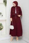 Luna Takım Bordo Bordo