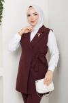 Nalan Takım Bordo Bordo