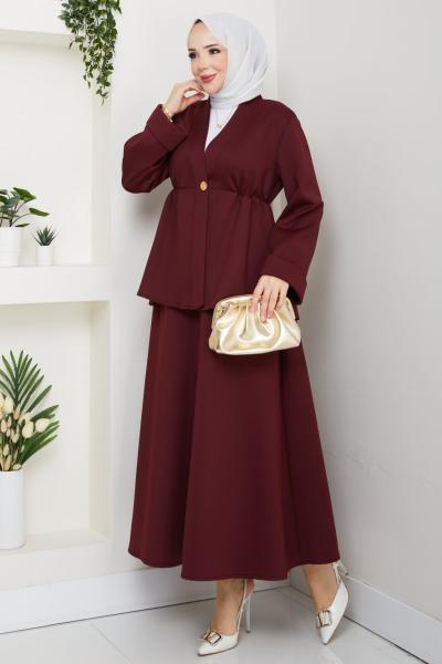 Umay Takım Bordo Bordo
