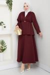 Umay Takım Bordo Bordo