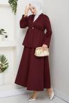 Umay Takım Bordo Bordo