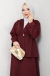 Umay Takım Bordo Bordo