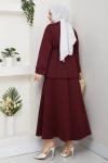 Umay Takım Bordo Bordo