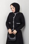 Hazal Takım Siyah Siyah