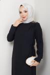 Berra Elbise Siyah Siyah