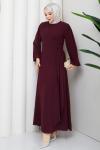 Lena Elbise Bordo  Bordo